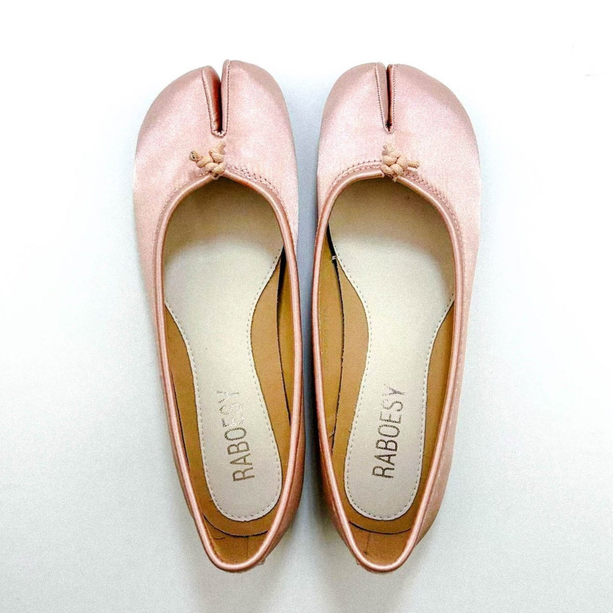 Satin Tabi Ballet Flats