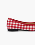 Gingham Ballet Tabi Flats