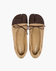 Foldable Color Block Tabi Flats