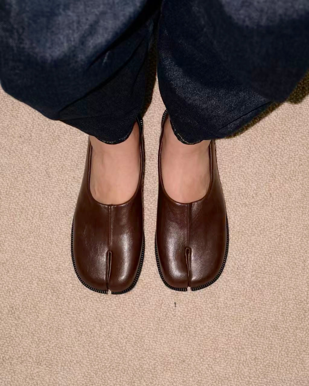 Tabi Ballet Flats | Split-Toe Flats | Raboesy
