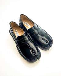 Thick Heel Tabi Loafers