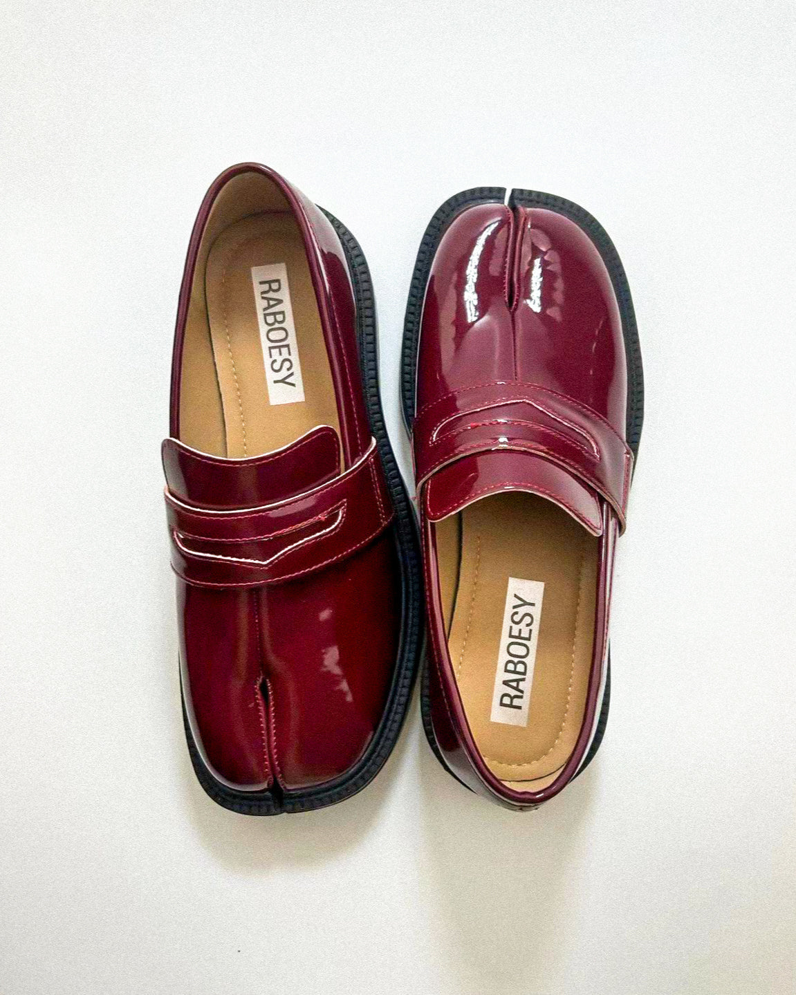Thick Heel Tabi Loafers – Raboesy