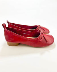 Bow Tie Thick Heel Ballet Heels