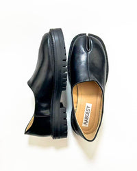 Thick Heel Tabi Loafers