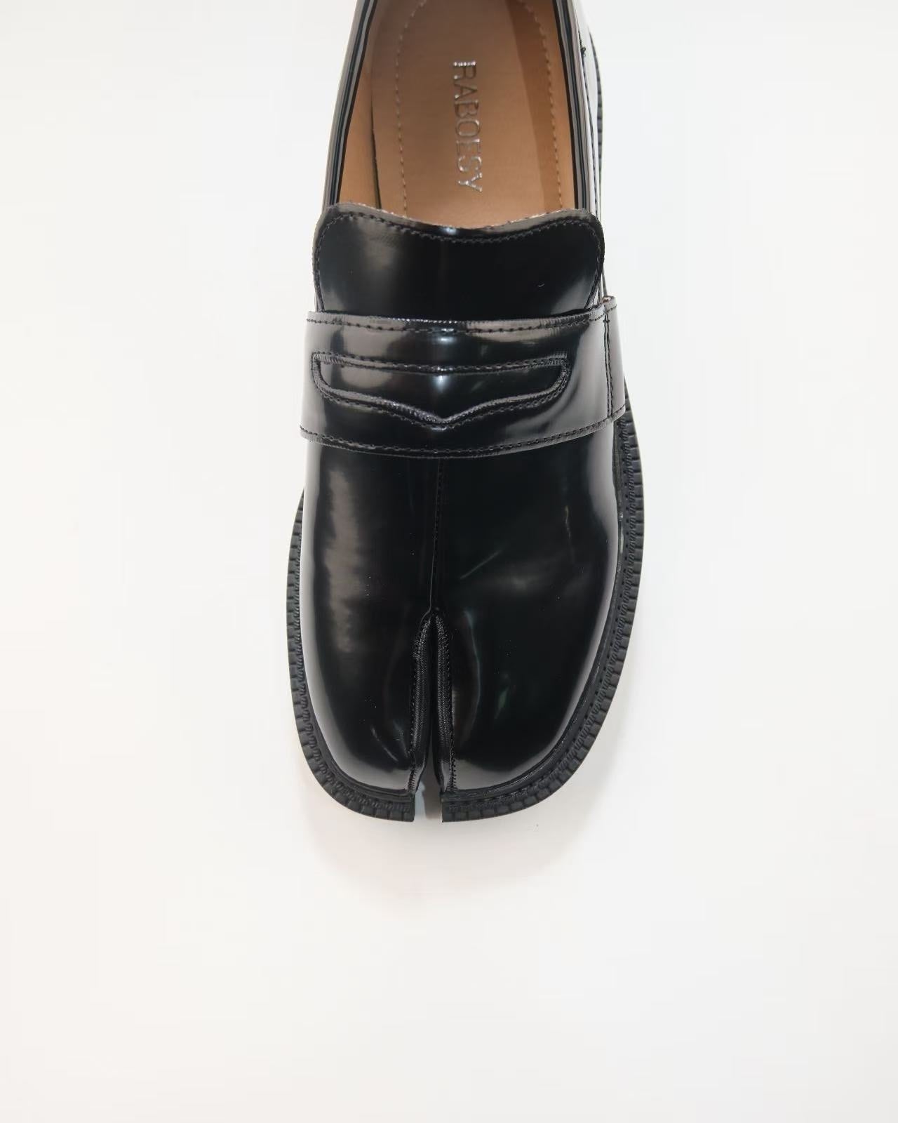 Thick Heel Tabi Loafers – Raboesy