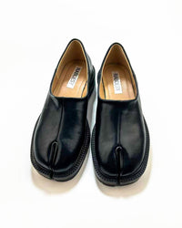 Thick Heel Tabi Loafers