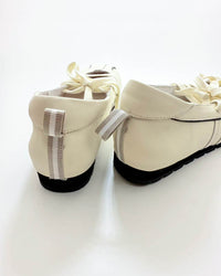 Plain Toe Tied Ballet Sneakers