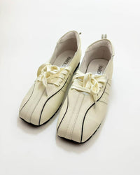 Plain Toe Tied Ballet Sneakers