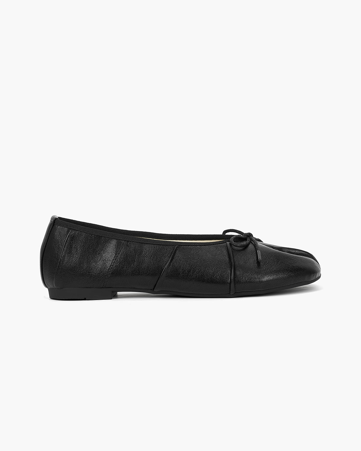 Soft Wrinkles Tabi Ballet Flats