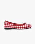 Gingham Ballet Tabi Flats