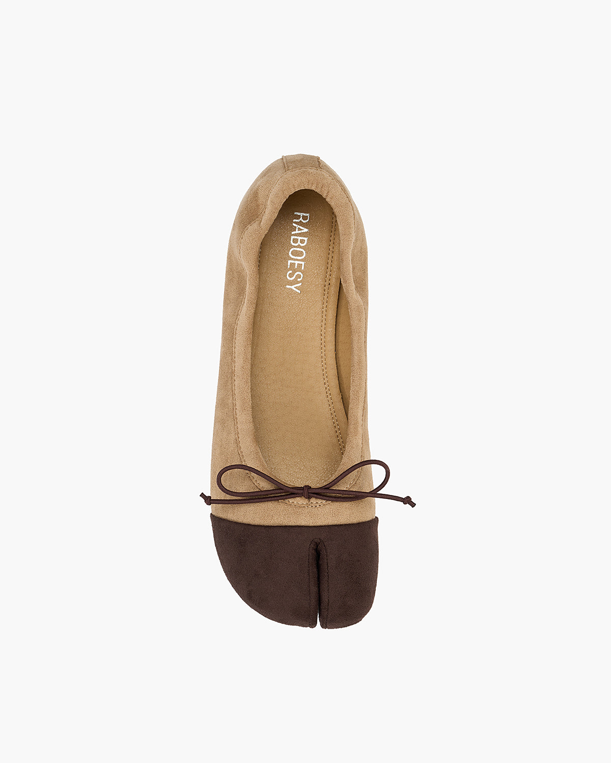 Foldable Color Block Tabi Flats