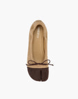 Foldable Color Block Tabi Flats