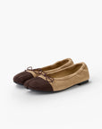 Foldable Color Block Tabi Flats