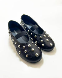 Studded Single Band Ballet Flats